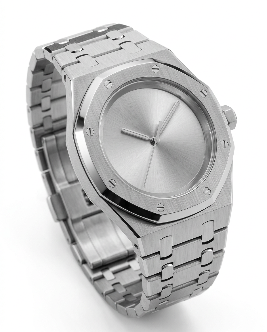 SOLACE STEEL DIAL WATCH